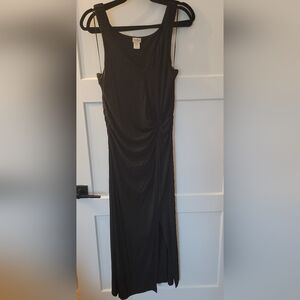 Black Ruched Women’s Dress